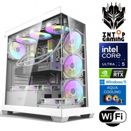 INTOP AQUA Ultra 5 245KF 16GB DDR5 1TB SSD M.2 NVME+4TB RTX5050 8GB WiFi WIN11