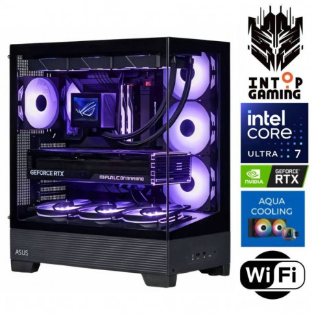 INTOP AQUA Ultra 7 265KF 32GB DDR5 1TB SSD M.2 NVME+4TB RTX5060Ti 8GB WiFi no-OS