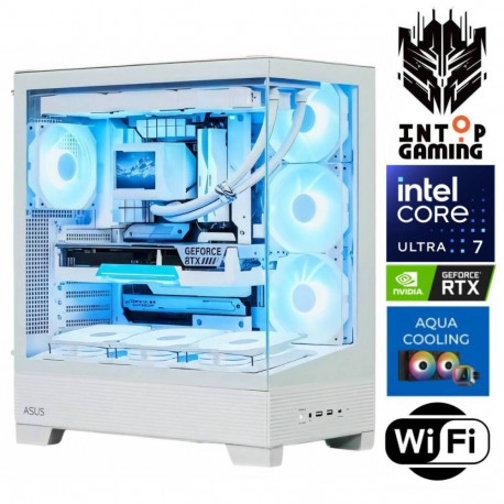 INTOP AQUA Ultra 7 265KF 64GB DDR5 1TB SSD M.2 NVME+4TB RTX5070 12GB WiFi no-OS