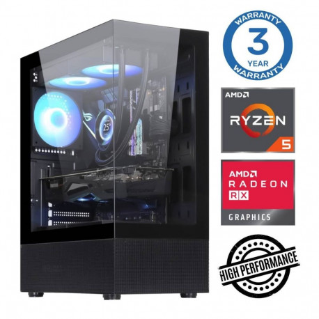 INTOP Ryzen 5 3600 32GB 1TB SSD M.2 NVME+4TB RX580 8GB no-OS