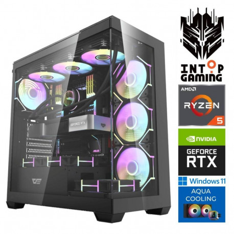 INTOP AQUA Ryzen 5 7500X3D 32GB DDR5 1TB SSD M.2 NVME+4TB RTX5080 16GB
 WIN11