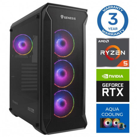 INTOP AQUA Ryzen 5 7500X3D 64GB DDR5 1TB SSD M.2 NVME+4TB RTX5070Ti 16GB
 no-OS
