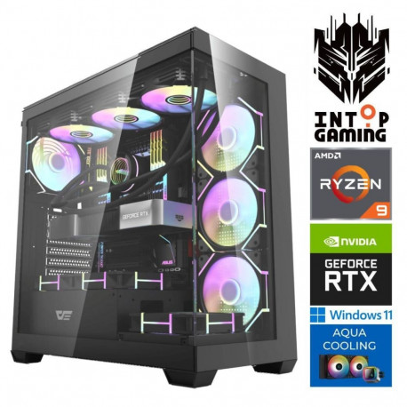 INTOP AQUA Ryzen 9 9900x 64GB DDR5 1TB SSD M.2 NVME+4TB RTX5080 16GB
 WIN11