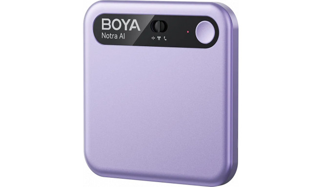 Boya Notra AI Note Taker, purple