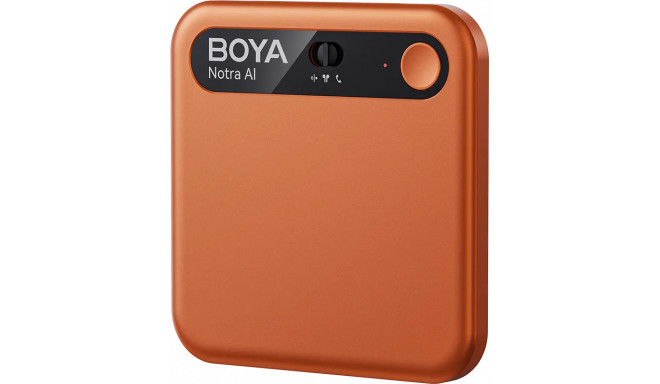 Boya Notra AI Note Taker, cosmic orange