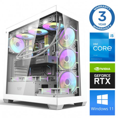 INTOP i5-14400F 64GB DDR5 1TB SSD M.2 NVME+4TB RTX5050 8GB WIN11