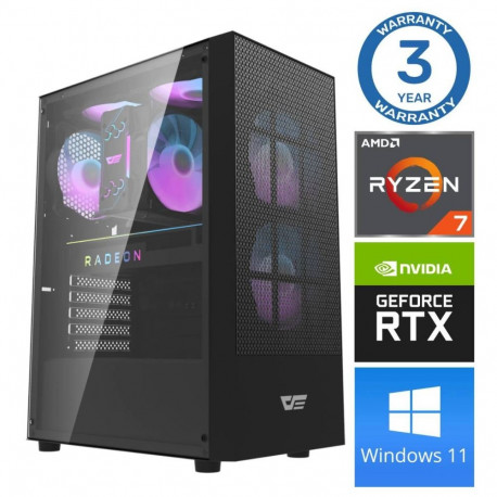 INTOP Ryzen 7 8700F 64GB DDR5 500SSD M.2 NVME+4TB RTX5060 8GB WIN11