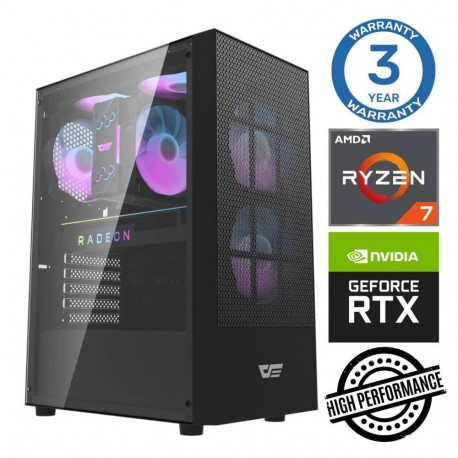 INTOP Ryzen 7 8700F 64GB DDR5 2TB SSD M.2 NVME+4TB RTX5060 8GB no-OS