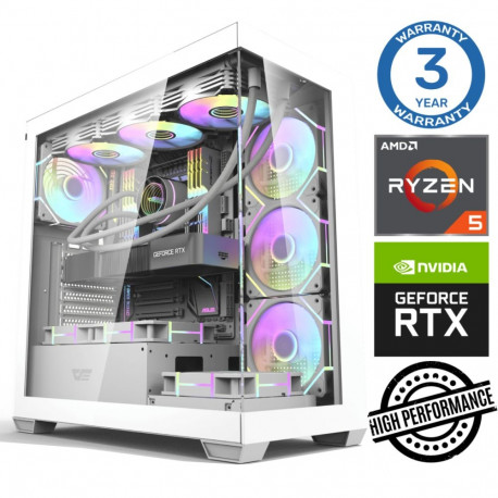 INTOP Ryzen 5 7500F 32GB DDR5 1TB SSD M.2 NVME+4TB RTX5060 8GB no-OS