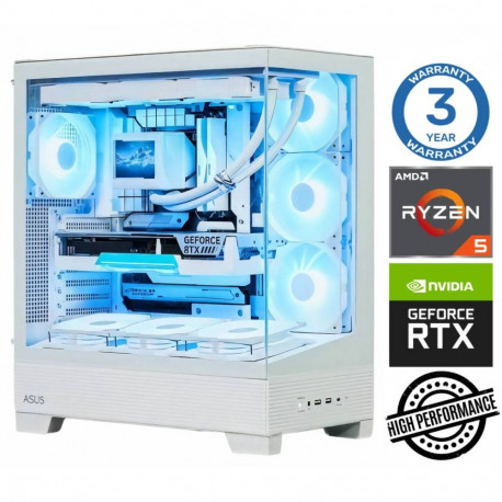 INTOP Ryzen 5 7500F 32GB DDR5 1TB SSD M.2 NVME+4TB RTX5060Ti 16GB no-OS