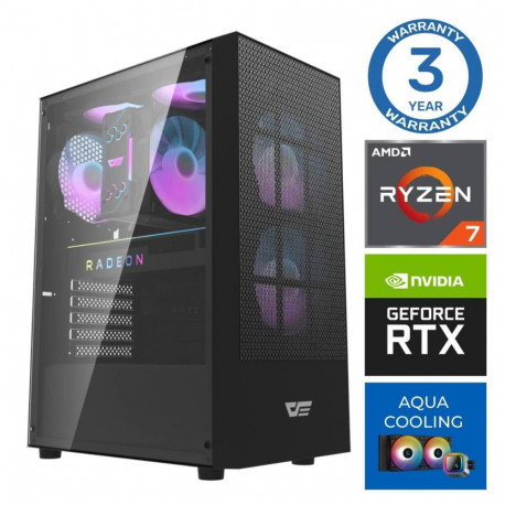 INTOP AQUA Ryzen 7 7700X 16GB DDR5 500SSD M.2 NVME+4TB RTX5060Ti 16GB no-OS