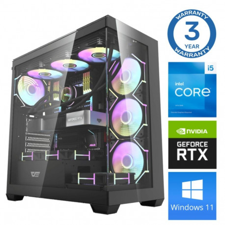 INTOP i5-14400F 32GB DDR5 1TB SSD M.2 NVME+4TB RTX5060Ti 16GB WIN11Pro