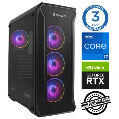 INTOP i7-12700F 16GB 1TB SSD M.2 NVME+4TB RTX5060Ti 16GB no-OS