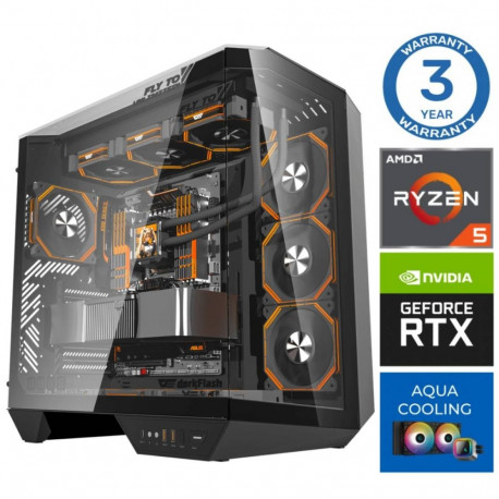 INTOP AQUA Ryzen 5 9600X 64GB DDR5 1TB SSD M.2 NVME+4TB RTX5070Ti 16GB
 no-OS