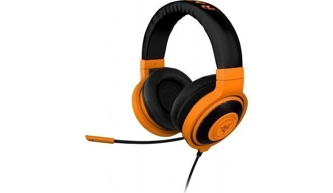Razer gaming headset Kraken Pro Neon, orange