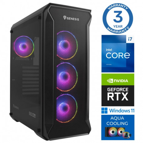 INTOP AQUA i7-14700F 16GB DDR5 2TB SSD M.2 NVME+4TB RTX5070Ti 16GB
 WIN11Pro