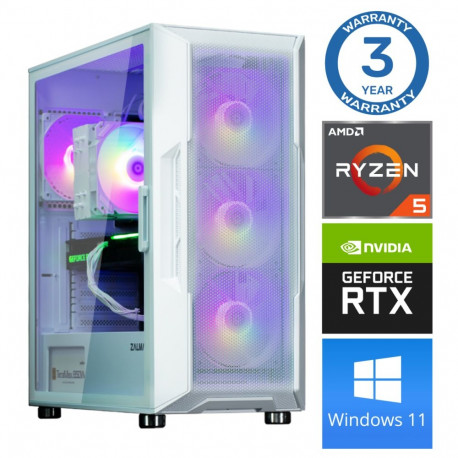 INTOP Ryzen 5 5500 16GB 500SSD M.2 NVME+4TB RTX3050 6GB WIN11