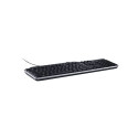 Dell | Keyboard | KB522 | Multimedia | Wired | Russian | Black | USB 2.0 | Numeric keypad