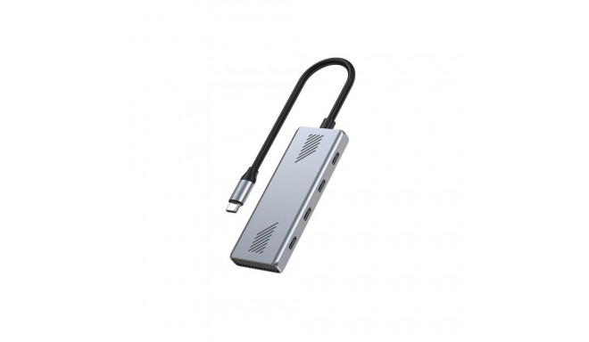 USB3.2 Gen2 tüüp C 4xUSB-C jaotur