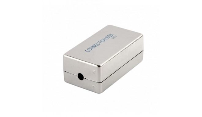 Cat. 6 LAN coupler, LSA (Krone), shielded (silver color)