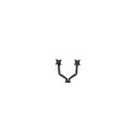Desk handle for 2 lcd monitors 13-27''