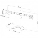 Kronstein L-21N 2 monitorile LED/LCD 13-27 tolli