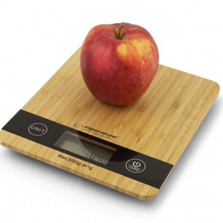 KITCHEN SCALE BAMBOO EKS005