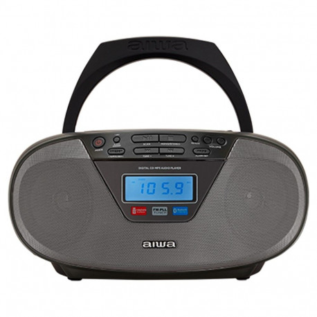 Audio Equipment - Aiwa BBTU-400BK Portable Stereo System FM, Bluetooth, USB Black
