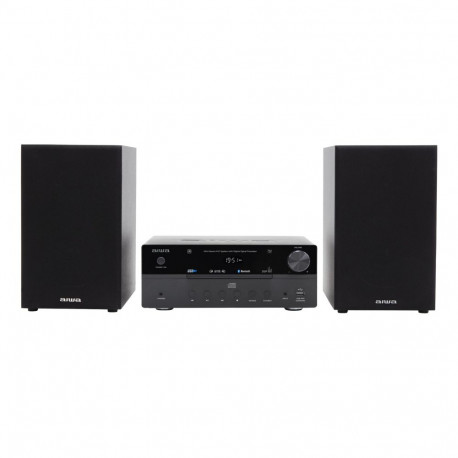 Audio System - Aiwa MSBTU-550 50W Bluetooth Micro System Black