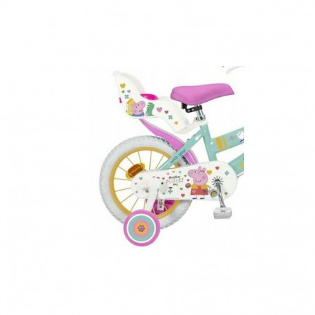 Children's Bicycle - TOIMSA 12” Swinka Peppa handbrake, adjustable seat, green