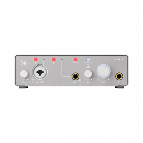 Audio Interface - Yamaha UR12MK3 1x XLR, 1x 1/4-inch, USB Type-C White