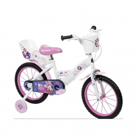 Children's Bicycle - Huffy 16" Minnie Mouse Bike with Training Wheels Pink