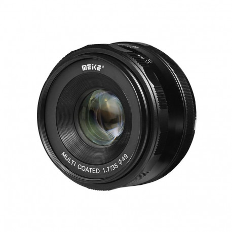 Camera Lens - Meike MK 35mm F1.7 Fuji FX Mount Manual Focus Lens Aluminum