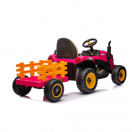 Akuga traktor BBH-030 roosa