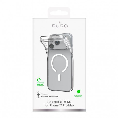 Apple iPhone 17 Pro Max Cover 0.3 with Magsafe by Puro Transparent