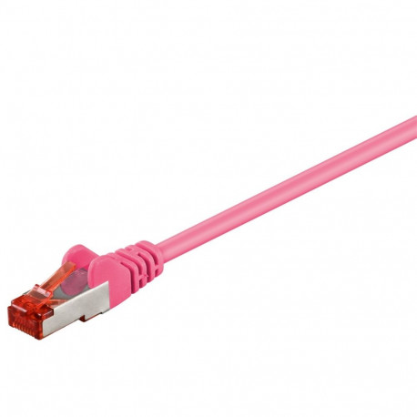 Goobay CAT 6 Patch Cable S/FTP (PiMF), magenta 1.5 m