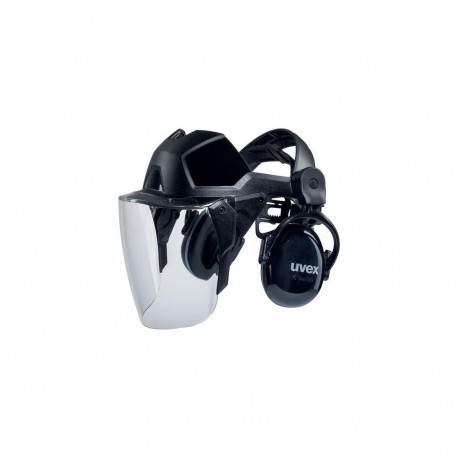 Faceguard Uvex Pheos with hearing protection (SNR:28), 52-64cm, SV excellence coating (Anti fog insi