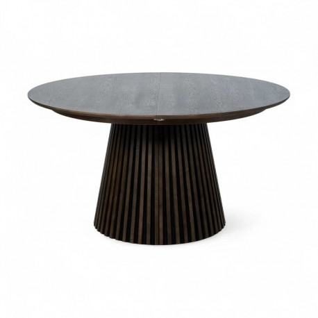 Söögilaud SVENDBORG pikendatav ø140/190/240x75 cm, suitsutatud tamm