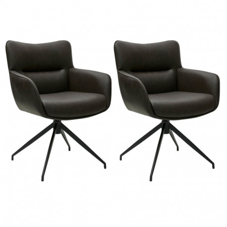 Söögitool JESSICA käetoega, tumepruun