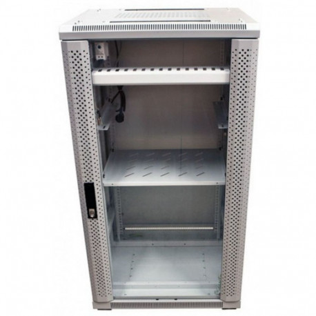 "ALLNET Netzwerkschrank 19"" 42HE B600/T1000mm Glastür Lichtgrau SNB-Serie"