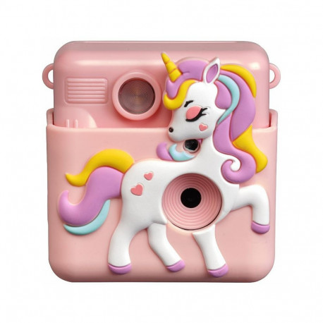 "Denver KPC-1363 rosa Kinderkamera mit Drucker"