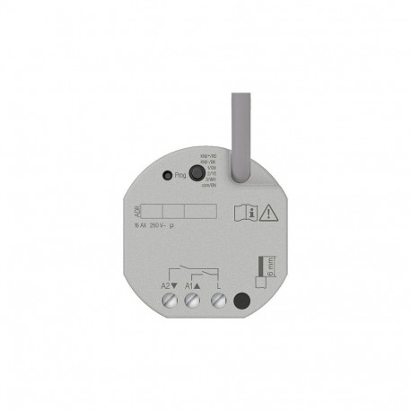 Jung 230021SU KNX 2-kanaliga lülitusaktuaator, 1-kanaliga kardinaaktuaator, süvispaigaldatav, Secure