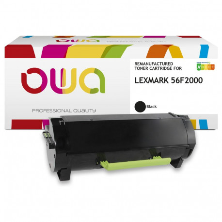 "Toner kompatibel zu Lexmark 56F2000 schwarz (6.000 S.)"