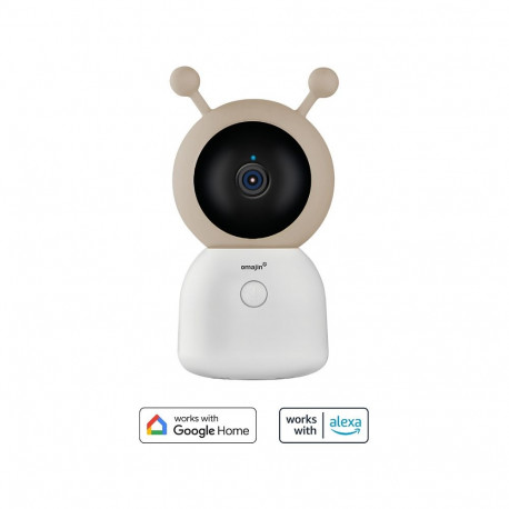 Omajin by Netatmo beebimonitori kaamera - aku - kahepoolne heli - valge