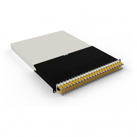 "Patchbox patchbox.one Kabeleinzugssystem 30RU/STP (1,8 m) mit 24 Kassetten, Patchkabel Cat. 6a, U/F