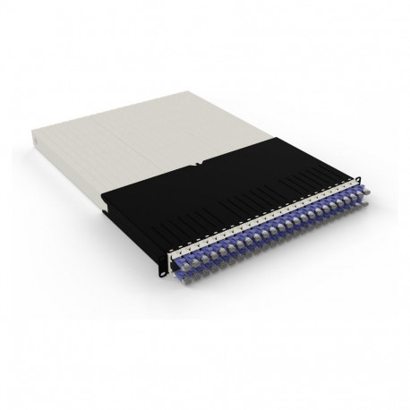 "Patchbox patchbox.one Kabeleinzugssystem 30RU/STP (1,8 m) mit 24 Kassetten, Patchkabel Cat. 6a, U/F