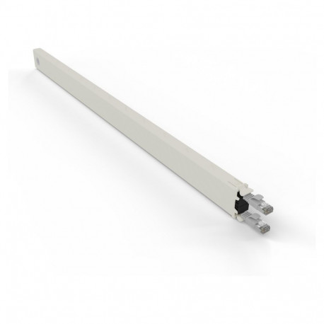 "Patchbox patchbox.one Kupferkassette 30RU (1,8 m), Cat. 6a, U/FTP, PoE, grau"