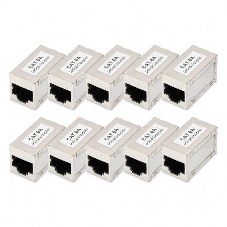"DIGITUS Modular Kupplung CAT 6A geschirmt - 10 Stk."