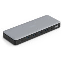 "Docking USB-C->HDMI,DP,USBA,USBC,RJ45,DC,Audio silbe"