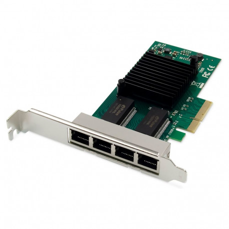 DIGITUS PCI-e 4-pordiline RJ45 Gigabit Intel I350 võrgukaart